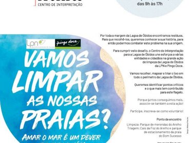 “Vamos limpar a Lagoa de Óbidos” contou com 21 voluntários da Tejo Atlântico 