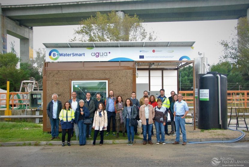 Equipa B-WaterSmart visita piloto de reutilização de água
