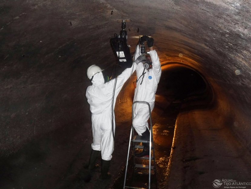 Intervenção no medidor de caudal do Caneiro da Damaia