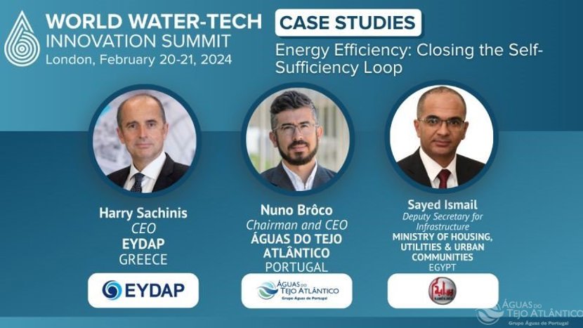 Presidente da Tejo Atlântico destaca Eficiência Energética no World Water-Tech Innovation