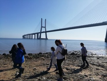 "À descoberta da ecologia do Estuário do Rio Tejo " ação com parceria Tejo Atlântico 