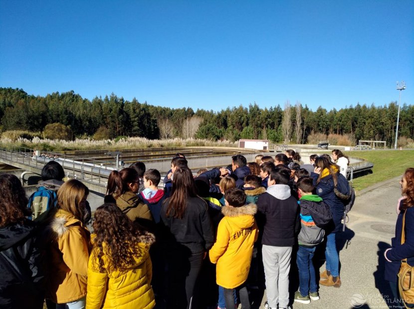 Fábrica de Água da Charneca recebeu cerca de 200 alunos do Agrupamento de Escolas D. Lourenço Vicente, da Lourinhã