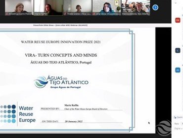 VIRA vence o Water Reuse Europe 2021 Innovation Prize 