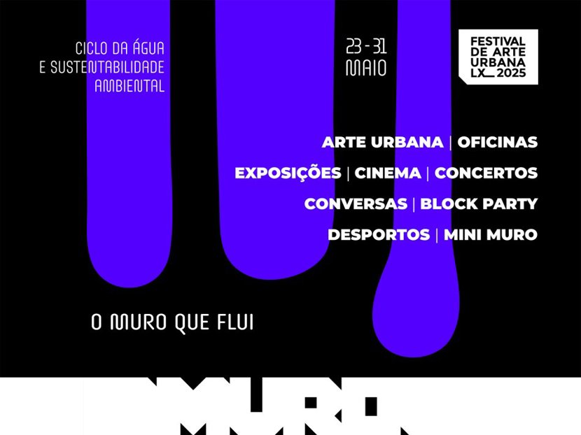 Festival MURO assenta base na Fábrica de Água de Alcântara