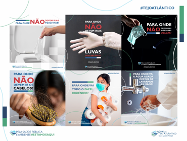 Câmara Municipal de Cascais e Câmara Municipal de Oeiras divulgam campanha da Tejo Atlântico 