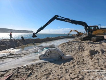 Concluída obra de Proteção do Emissário Submarino de descarga da Foz do Arelho