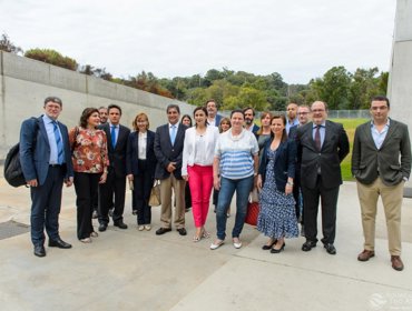 Eurodeputados visitam Fábrica de água de Alcântara