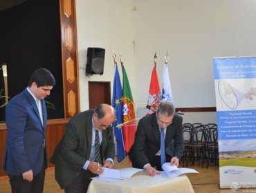 Arranque da construção do emissário de A-do-Baço 