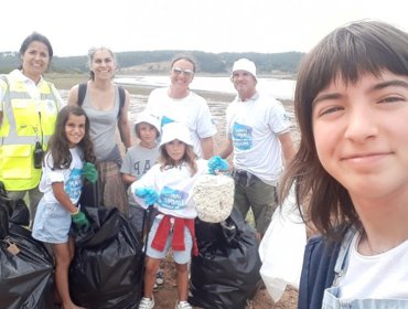 “Vamos limpar a Lagoa de Óbidos” contou com 21 voluntários da Tejo Atlântico