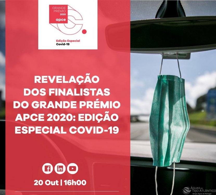 Estamos de parabéns! - Somos finalistas do Grande Prémio APCE 2020 “Edição Especial Covid-19”