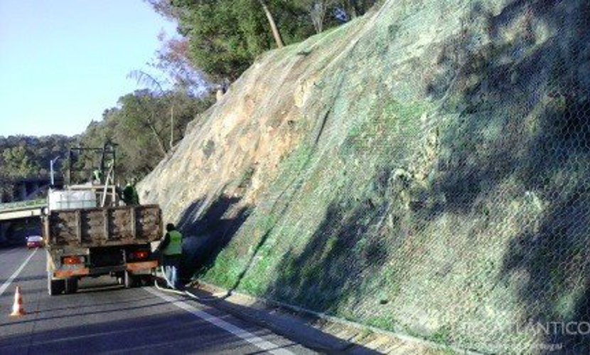 Água reciclada de Alcântara usada em hidrossementeiras em Monsanto