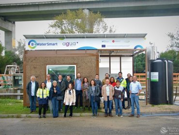 Equipa B-WaterSmart visita piloto de reutilização de água 