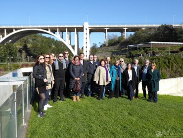 Delegados da Rede de Capitais Verdes Europeias Visitam FA de Alcântara 