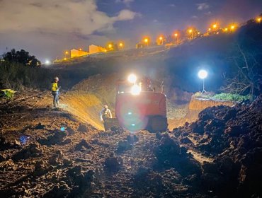 Reparação do Emissário da Lage sob condições climáticas extremas